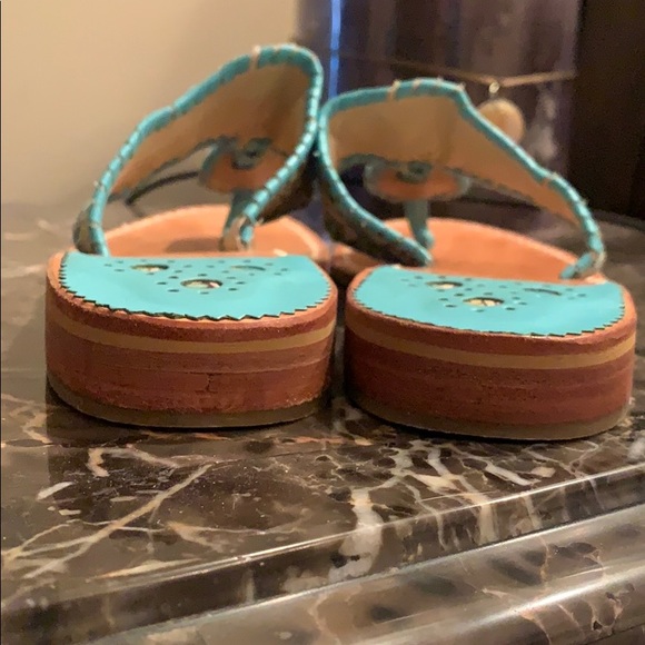 Jack Rogers Turquoise sandals - Picture 2 of 6